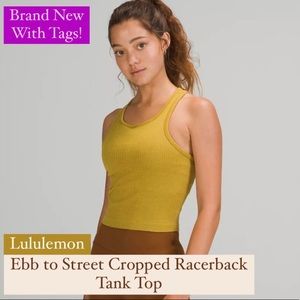 Lululemon - Ebb to Street Cropped Racerback Tank Top (seamless)